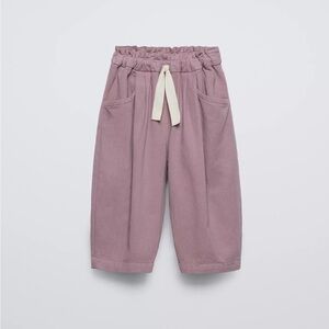 NWT Zara Kids Mauve Trousers SZ 3T